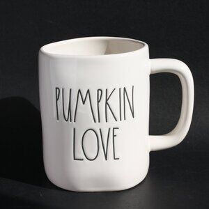 NBU Rae Dunn Artisan Collection by Magenta PUMPKIN LOVE mug Large